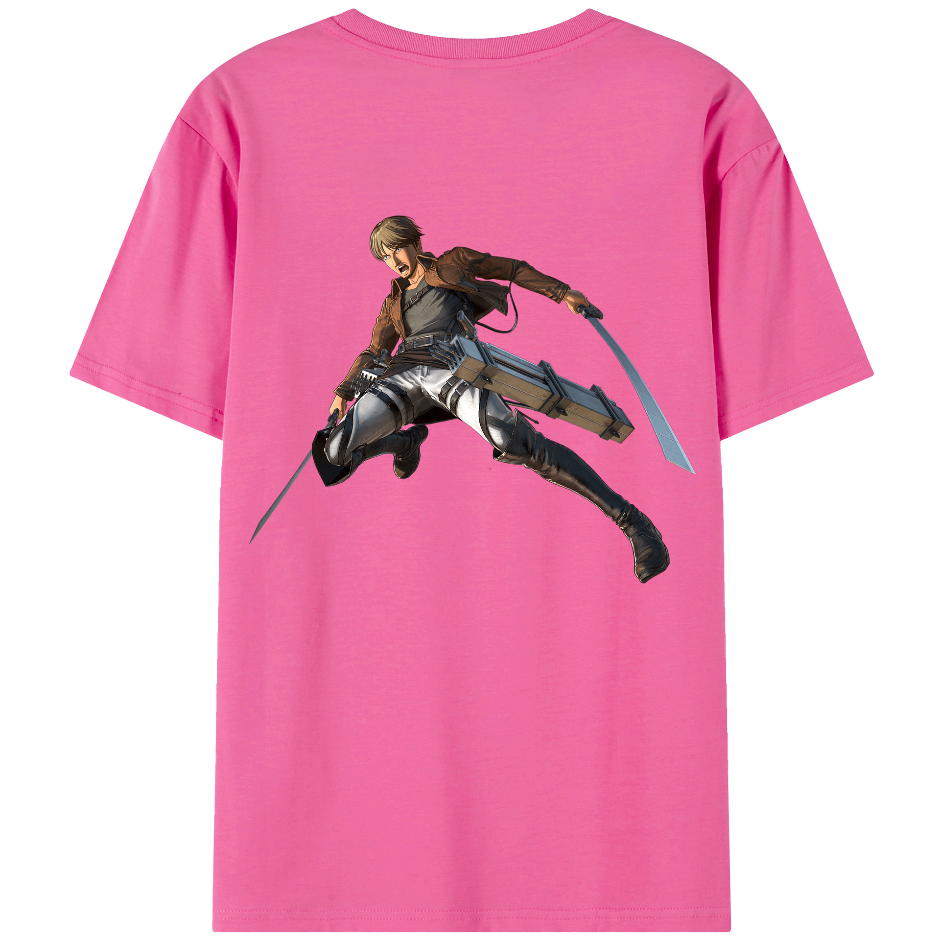 （画像用） 進撃の巨人 Attack on Titan レディース半袖Tシャツ(バックプリント)